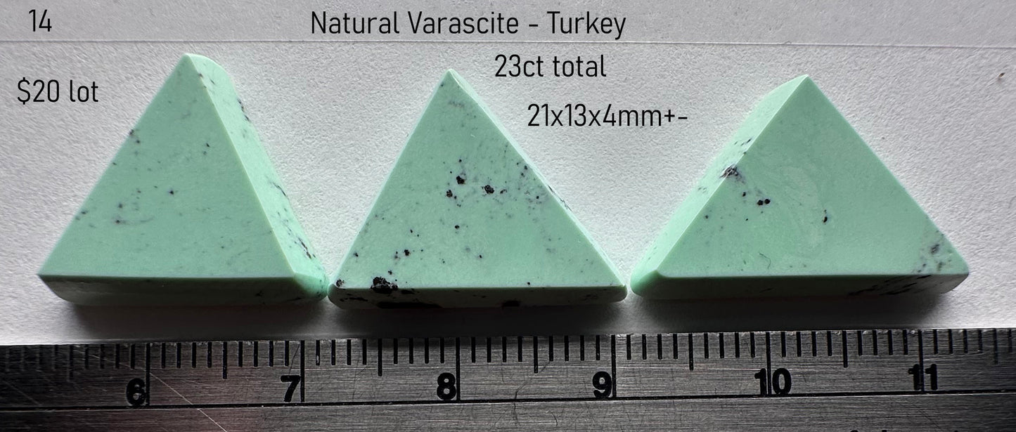 Variscite - Natural - Turkey - 23ct total