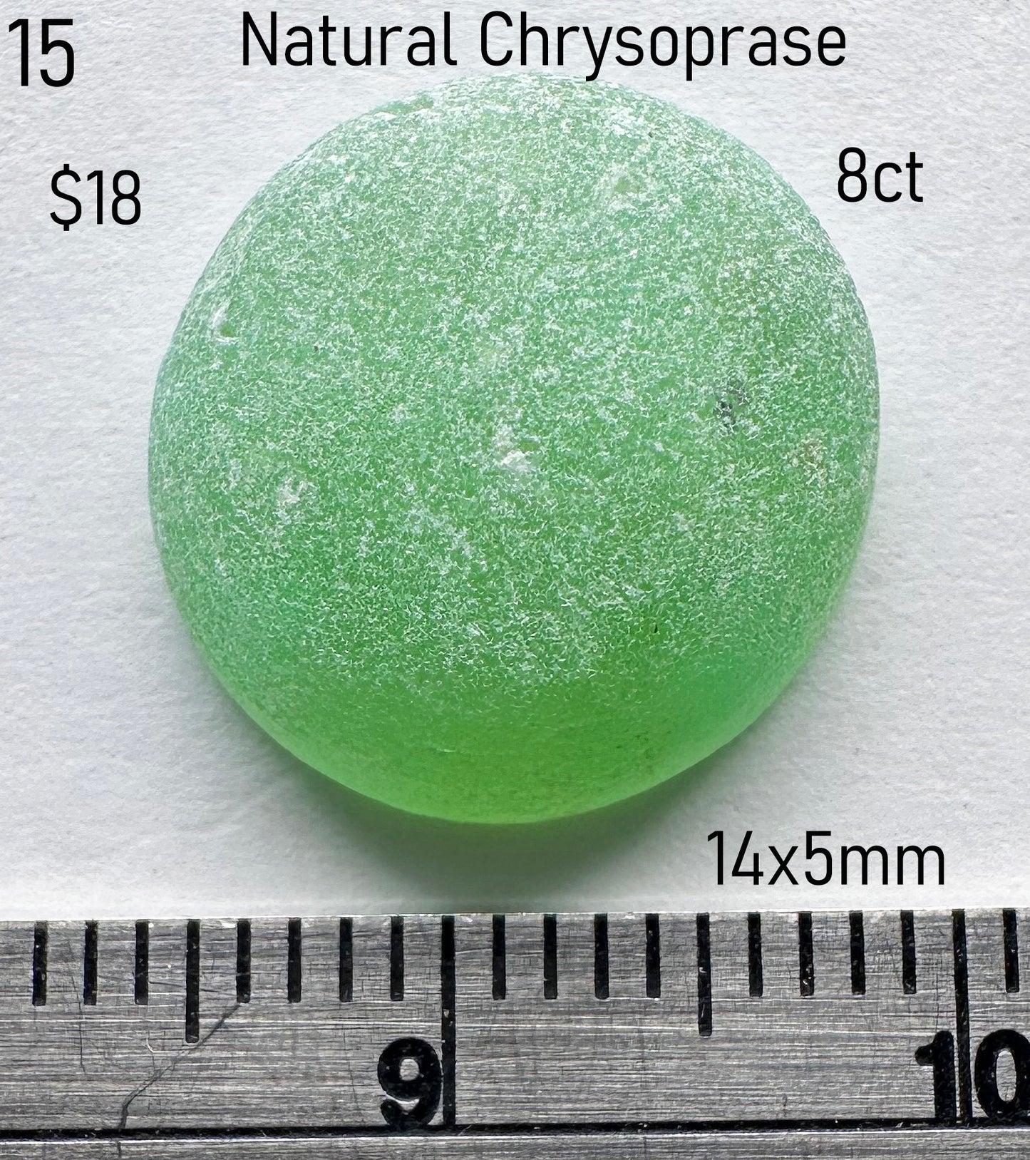 Chrysoprase - Natural - Australia - 8ct