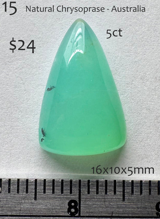 Chrysoprase - Natural - Australia - 5ct