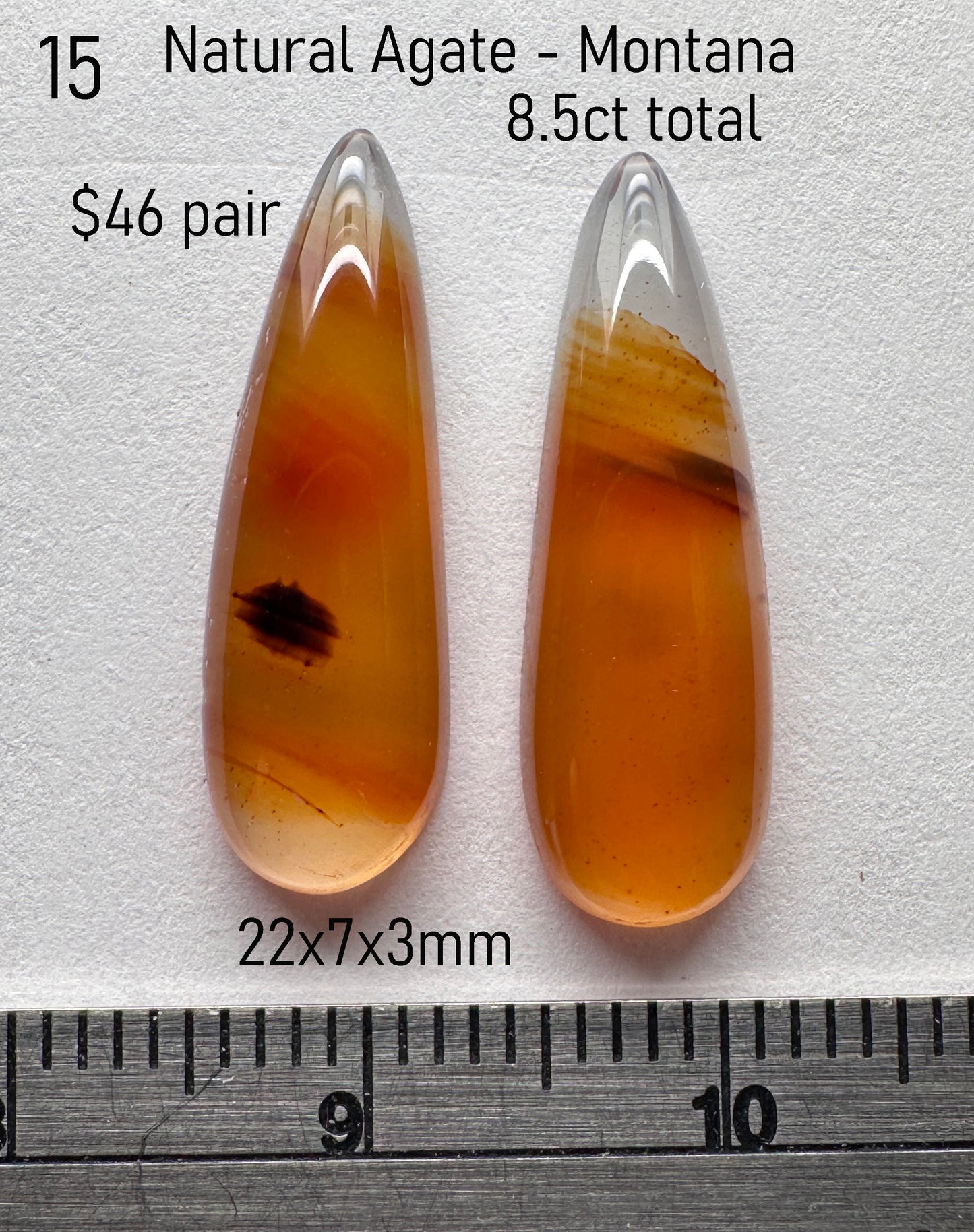 Agate - Natural - Montana - 8.5ct