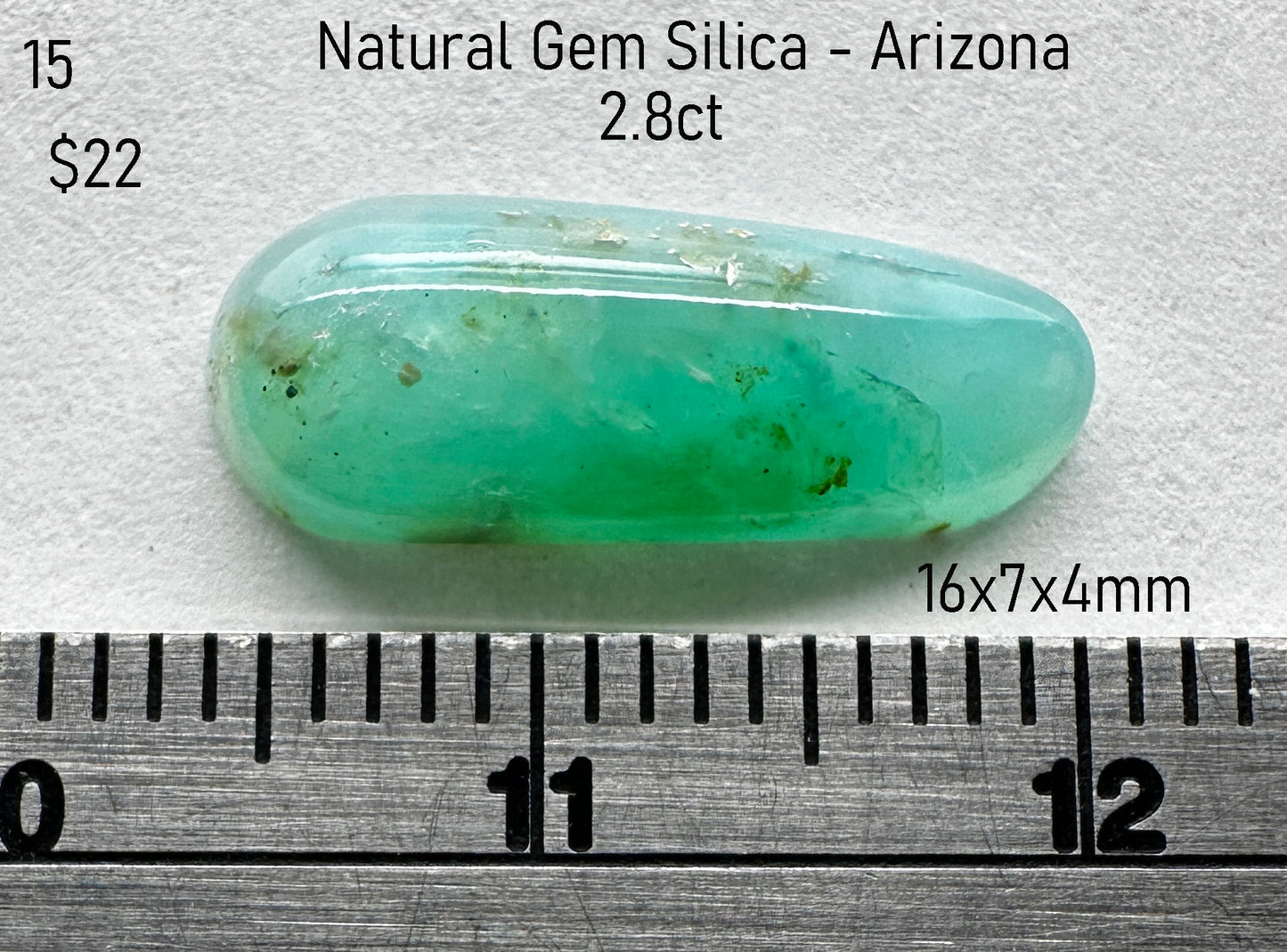 Gem Silica - Natural - Arizona - 2.8ct