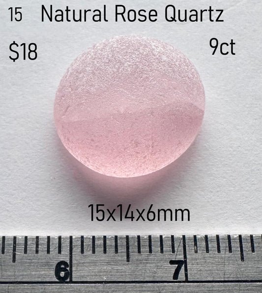 Rose Quartz - Natural - Madagascar - 9ct