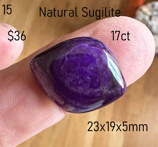 Sugilite - Natural - South Africa - 17ct