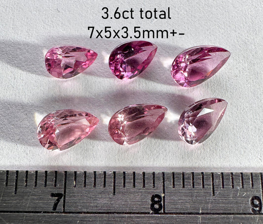 Garnet - Natural - Tanzania - 3.6ct total