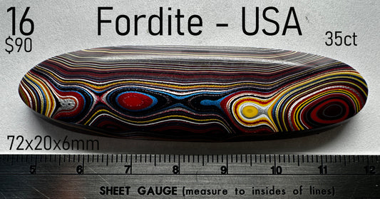 Fordite - (Paint from the factory floor) - 35ct