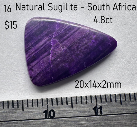 Sugilite - Natural - South Africa - 4.8ct