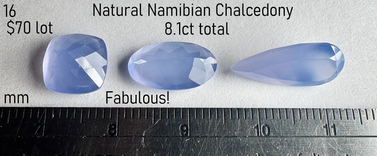 Chalcedony - Natural - Namibia - 8.1ct total