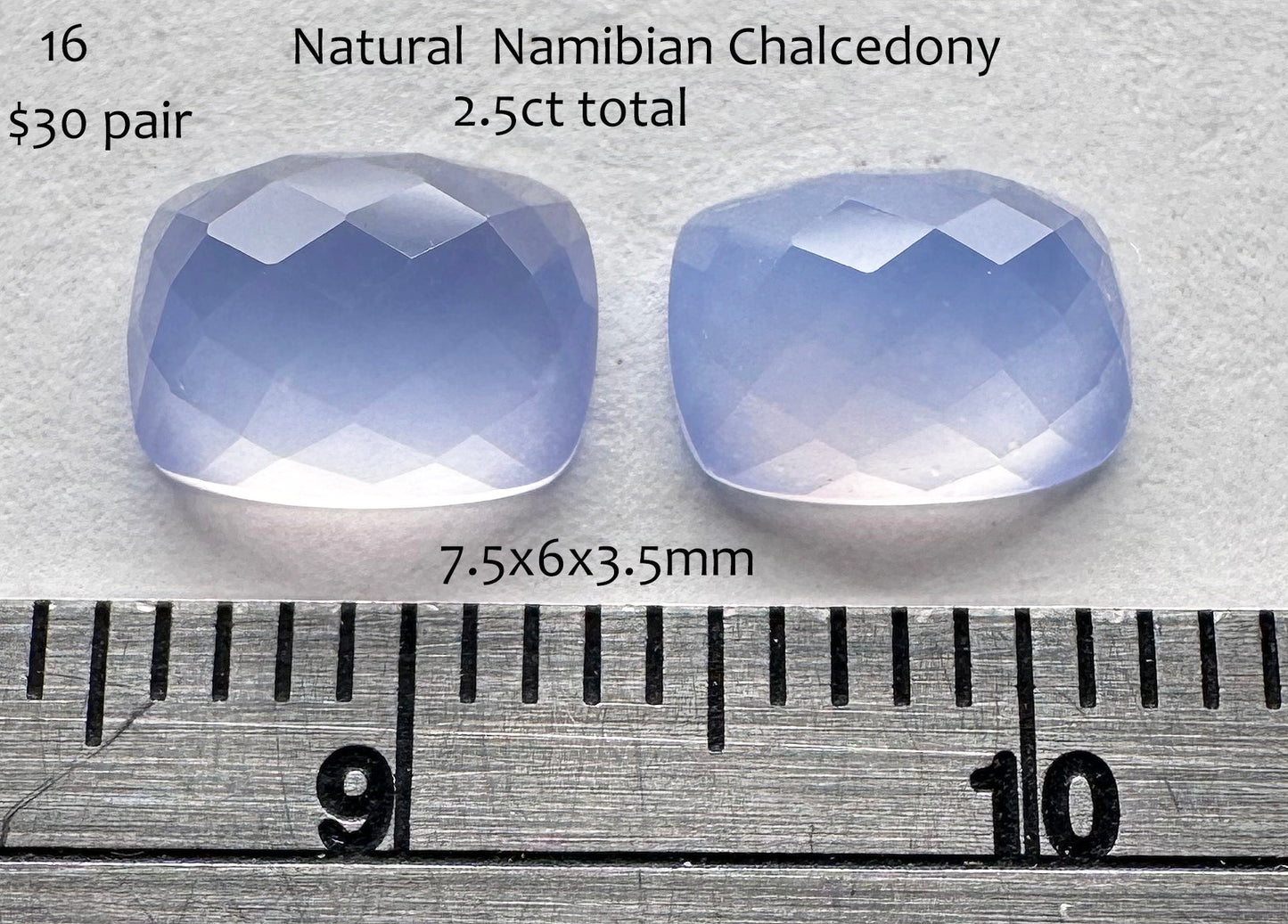 Chalcedony - Natural - Namibia - 2.5ct total