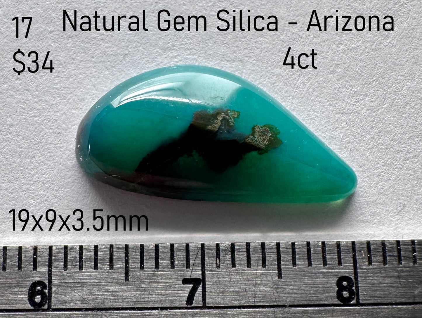 Gem Silica - Natural - Arizona - 4ct