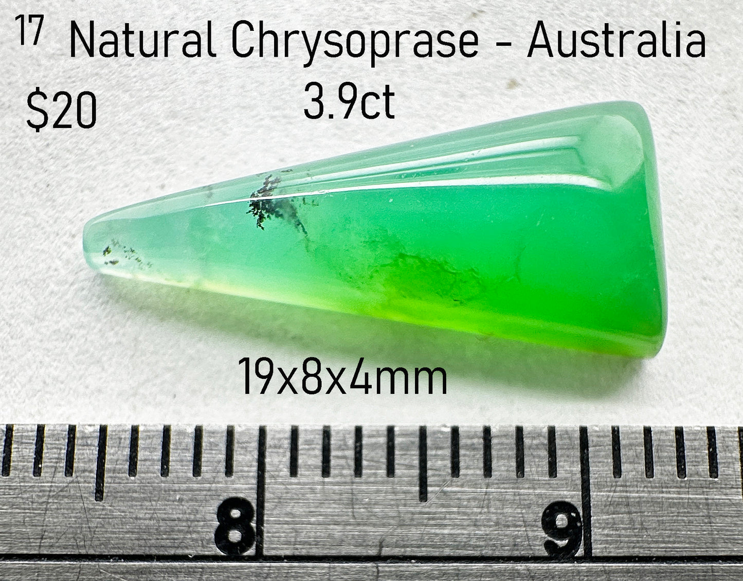 Chrysoprase - Natural - Australia - 3.9ct total