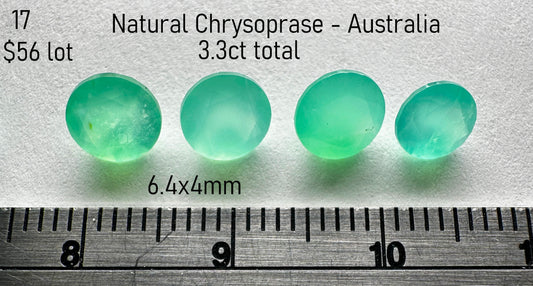 Chrysoprase - Natural - Australia - 3.3ct total
