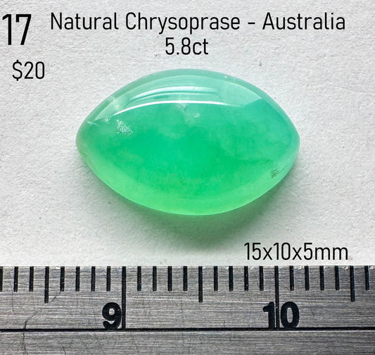 Chrysoprase - Natural - Australia - 5.8ct
