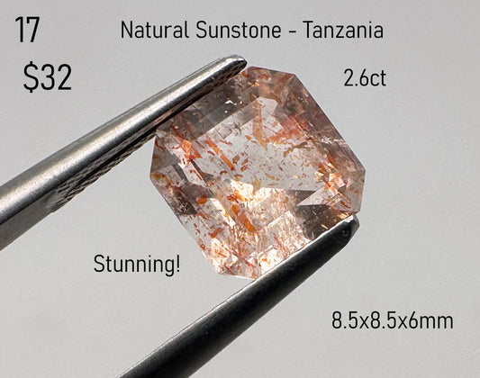 Sunstone - Natural - Tanzania - 2.6ct