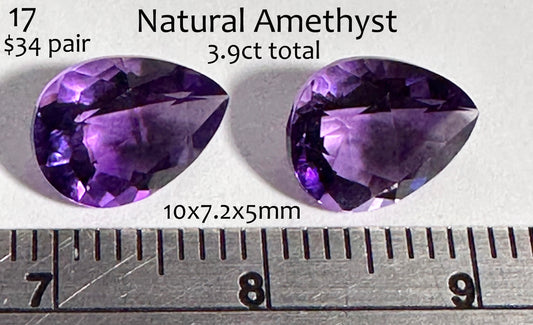 Amethyst - Natural - Bolivia - 3.9ct total
