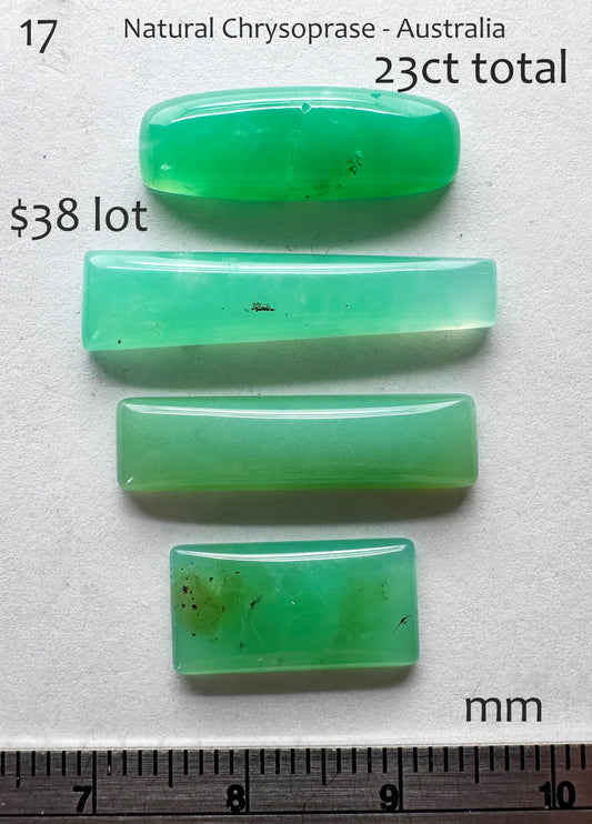 Chrysoprase - Natural - Australia - 23ct total