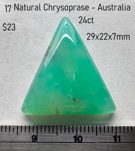 Chrysoprase - Natural - Australia - 24ct