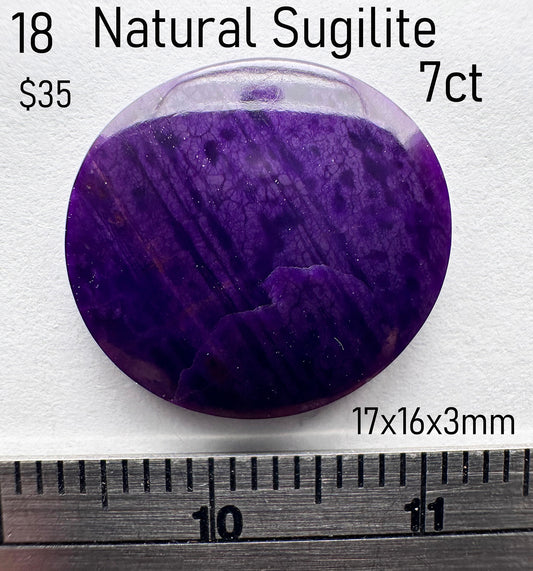Sugilite - Natural - South Africa - 7ct