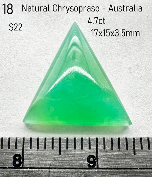 Chrysoprase - Natural - Australia - 4.7ct total