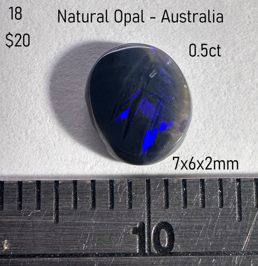 Opal - Natural - Lightning Ridge - Australia - 0.5ct