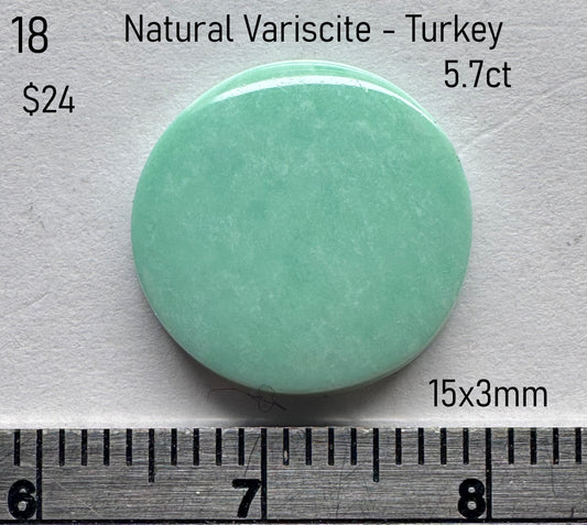 Variscite - Natural - Turkey - 5.7ct