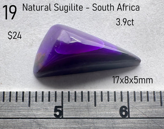 Sugilite - Natural - South Africa 3.9ct