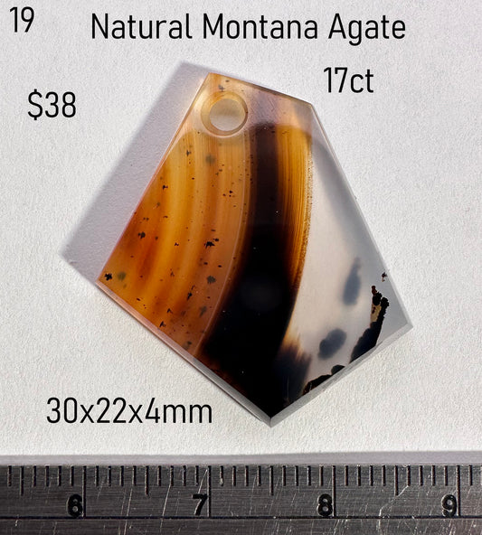 Agate - Natural - Montana - 17ct