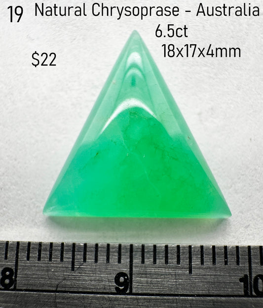 Chrysoprase - Natural - Australia - 6.5ct total