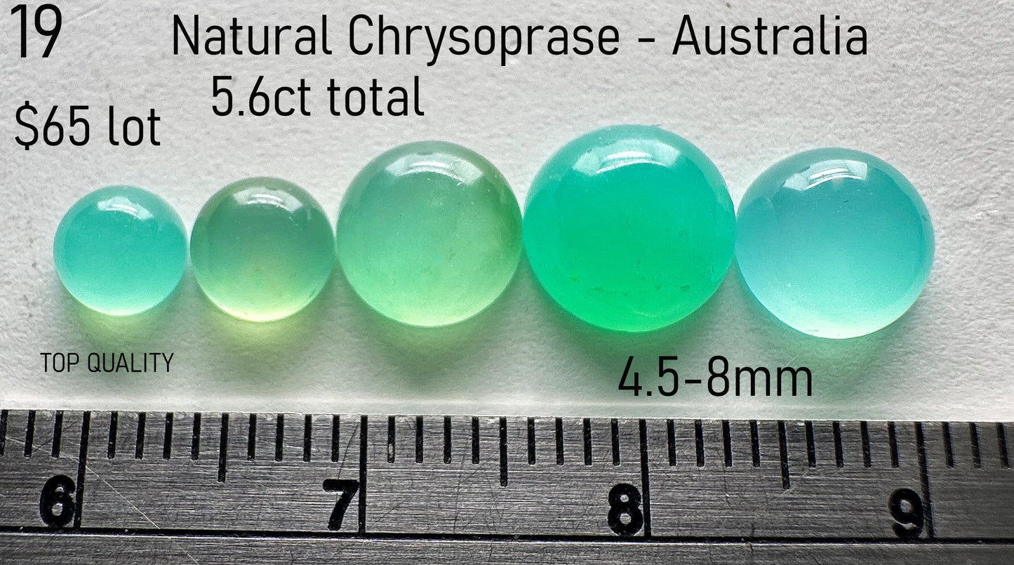 Chrysoprase - Natural - Australia - 5.6ct