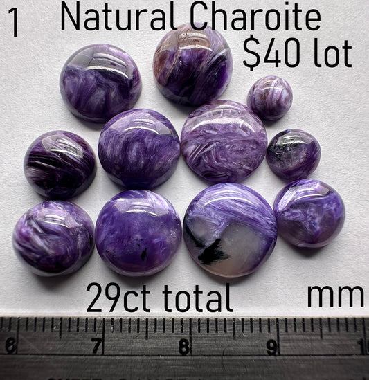 Charoite - Natural - Russia - 29ct total