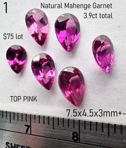 Garnet - Natural - Tanzania - 3.9ct total