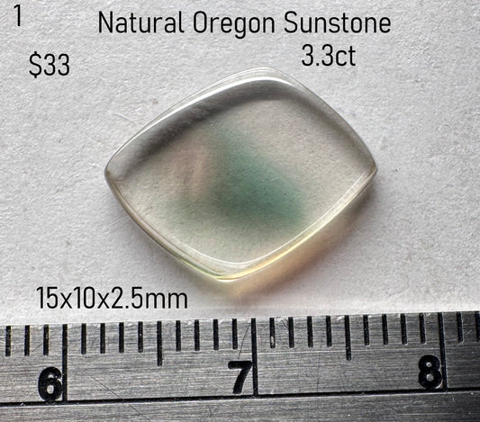 Sunstone - Natural - Oregon - 3.3ct