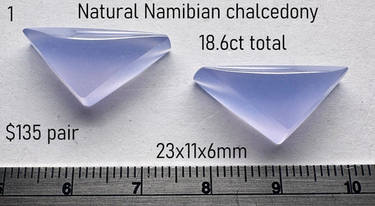 Chalcedony - Natural - Namibia - 18.6ct total
