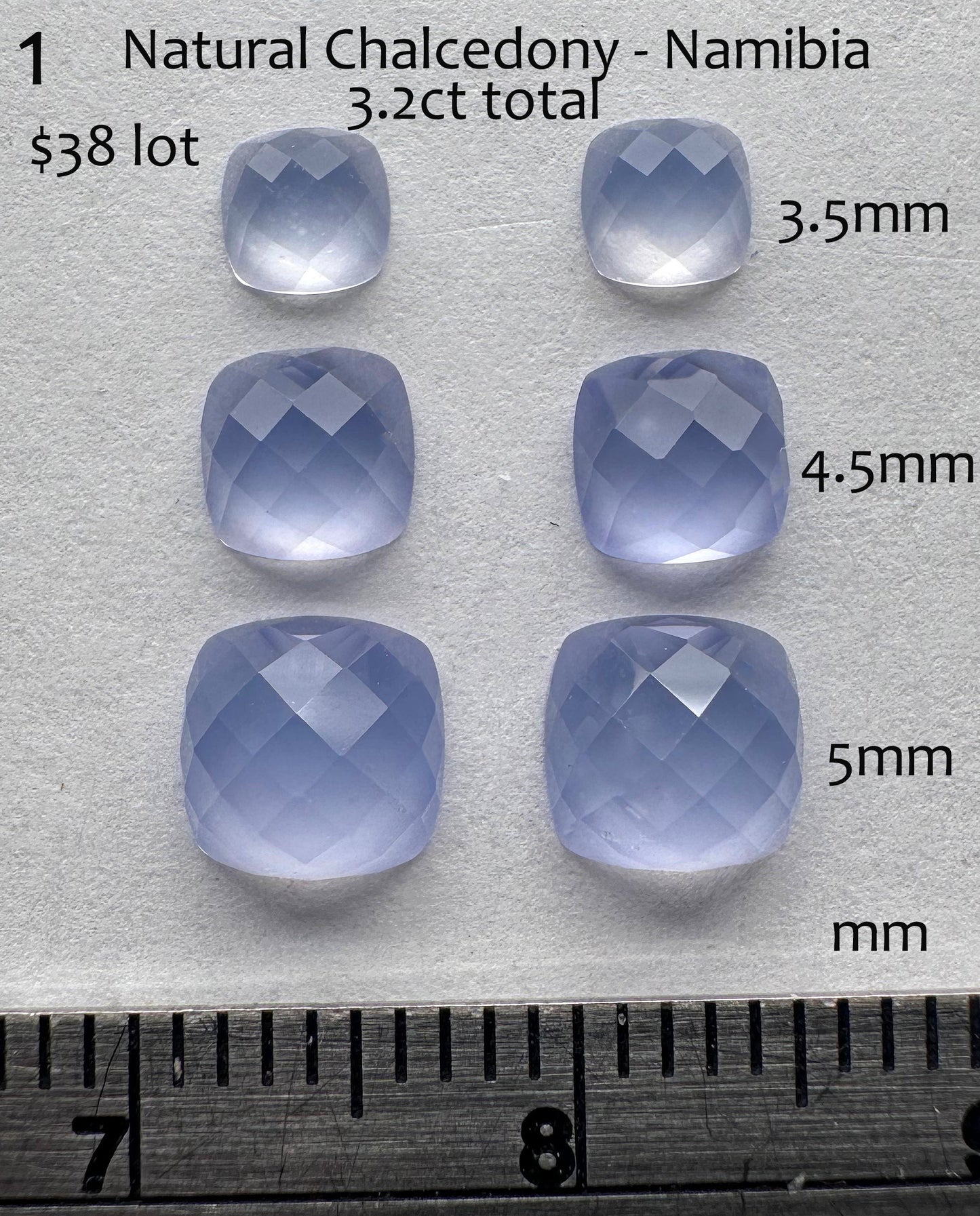 Chalcedony - Natural - Namibia - 3.2ct total