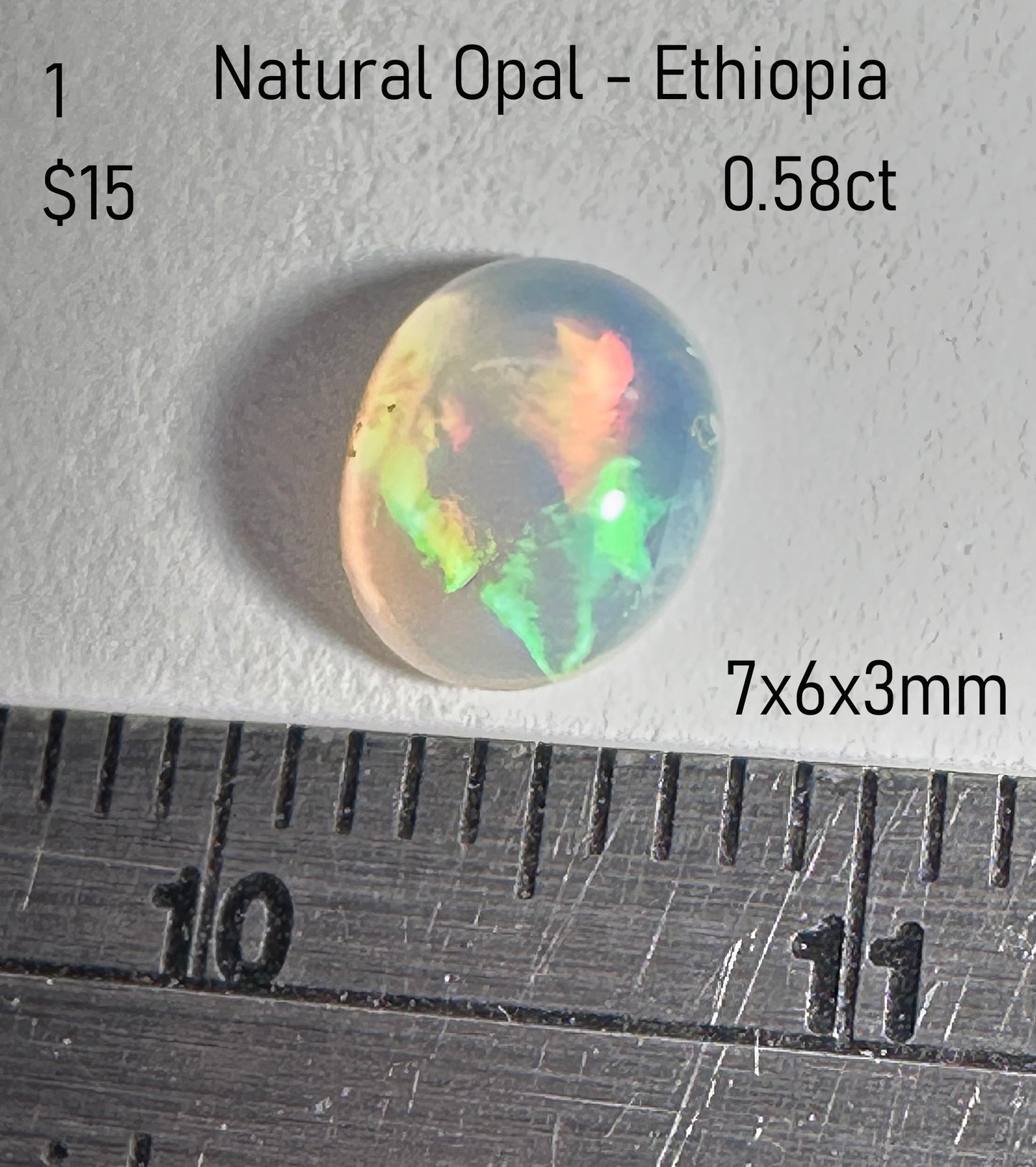 Opal - Natural - Ethiopia - 0.58ct