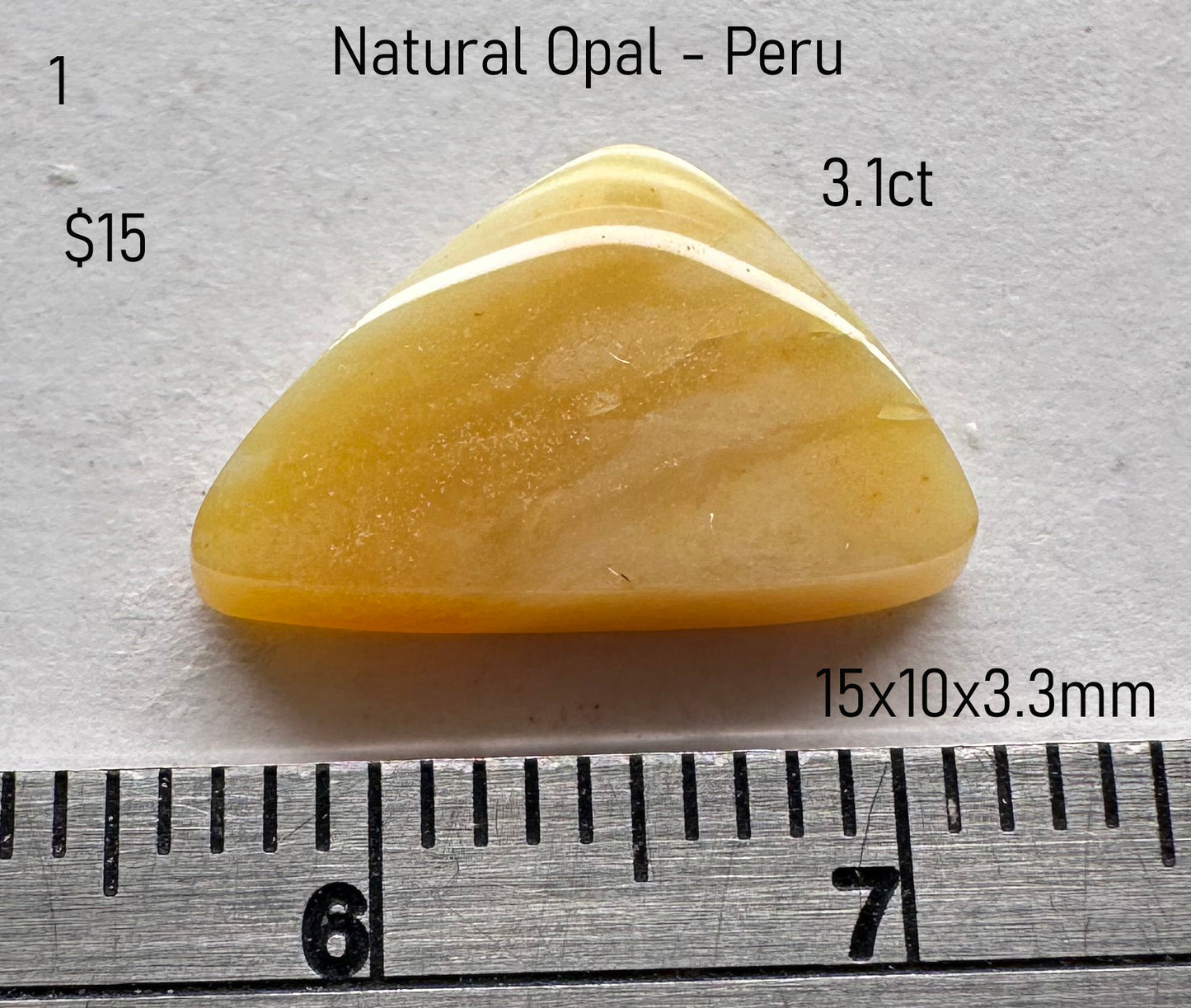 Opal - Natural - Peru - 3.1ct