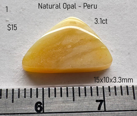 Opal - Natural - Peru - 3.1ct