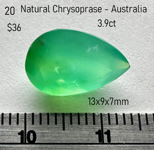 Chrysoprase - Natural - Australia - 3.9ct total