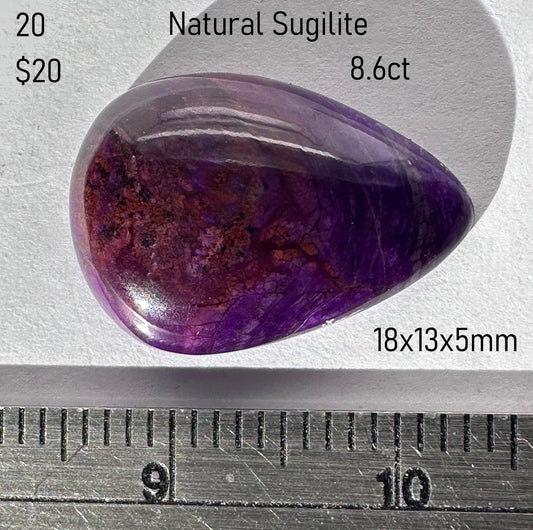 Sugilite - Natural - South Africa - 8.6ct