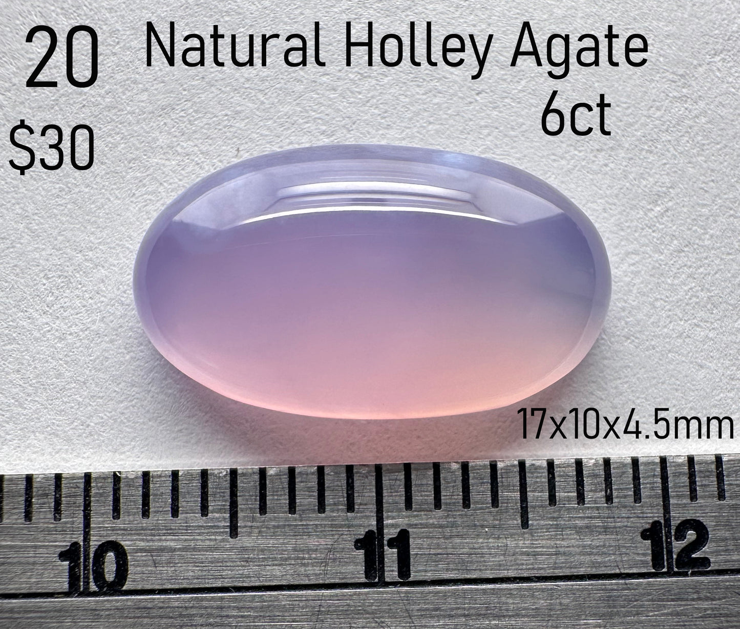 Holley Agate - Natural - Oregon - 6ct