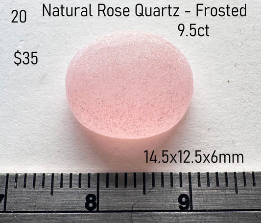 Rose Quartz - Natural - Bolivia - 9.5ct