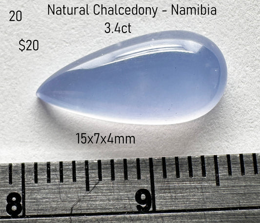 Chalcedony - Natural - Namibia - 3.4ct