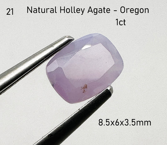 Holly Agate - Natural - Oregon - 1ct total