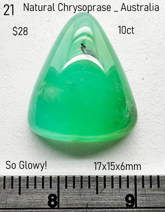 Chrysoprase - Natural - Australia - 10ct
