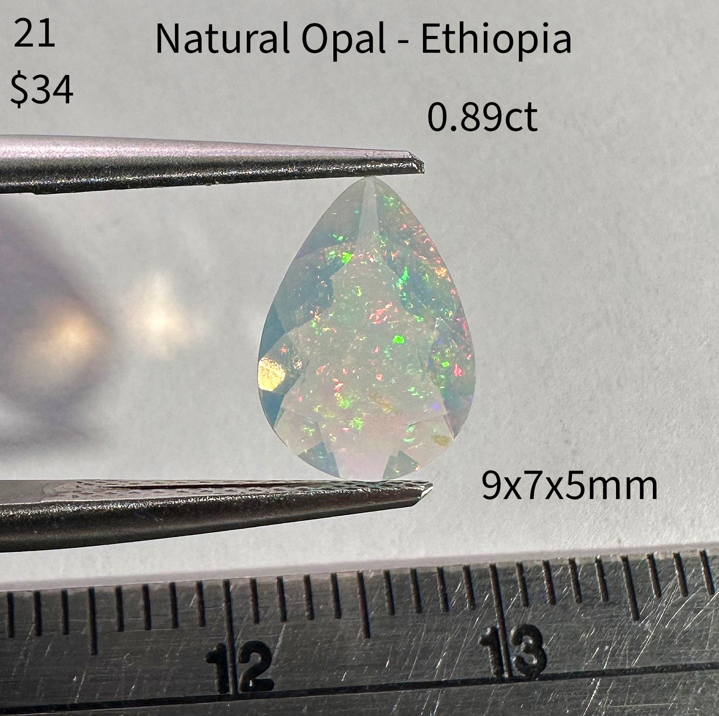 Opal - Natural - Ethiopia - 0.89ct total