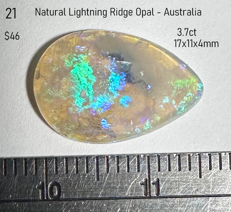 Opal - Natural - Lightning Ridge - Australia - 3.7ct