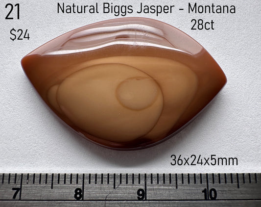 Jasper - Natural - Biggs - Montana - 28ct