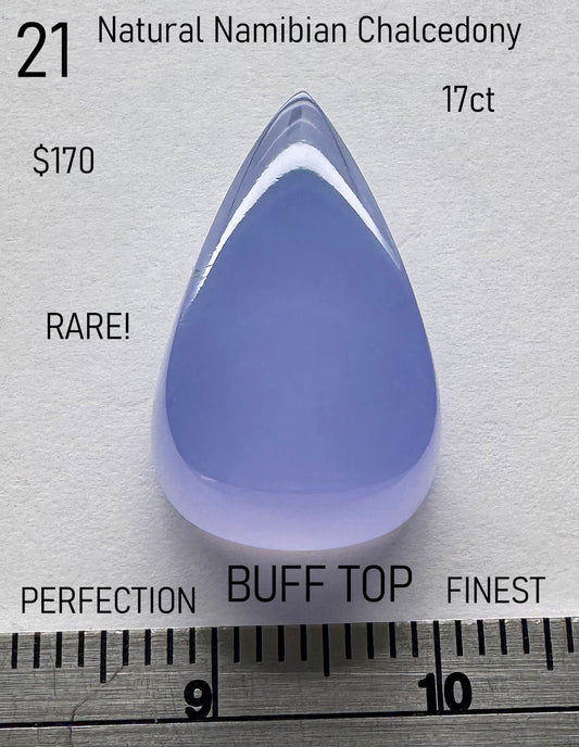 Chalcedony - Natural - Namibia - 17ct AAA