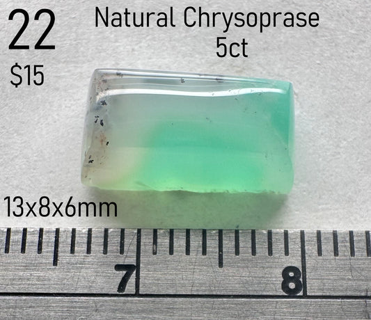 Chrysoprase - Natural - Australia - 5ct