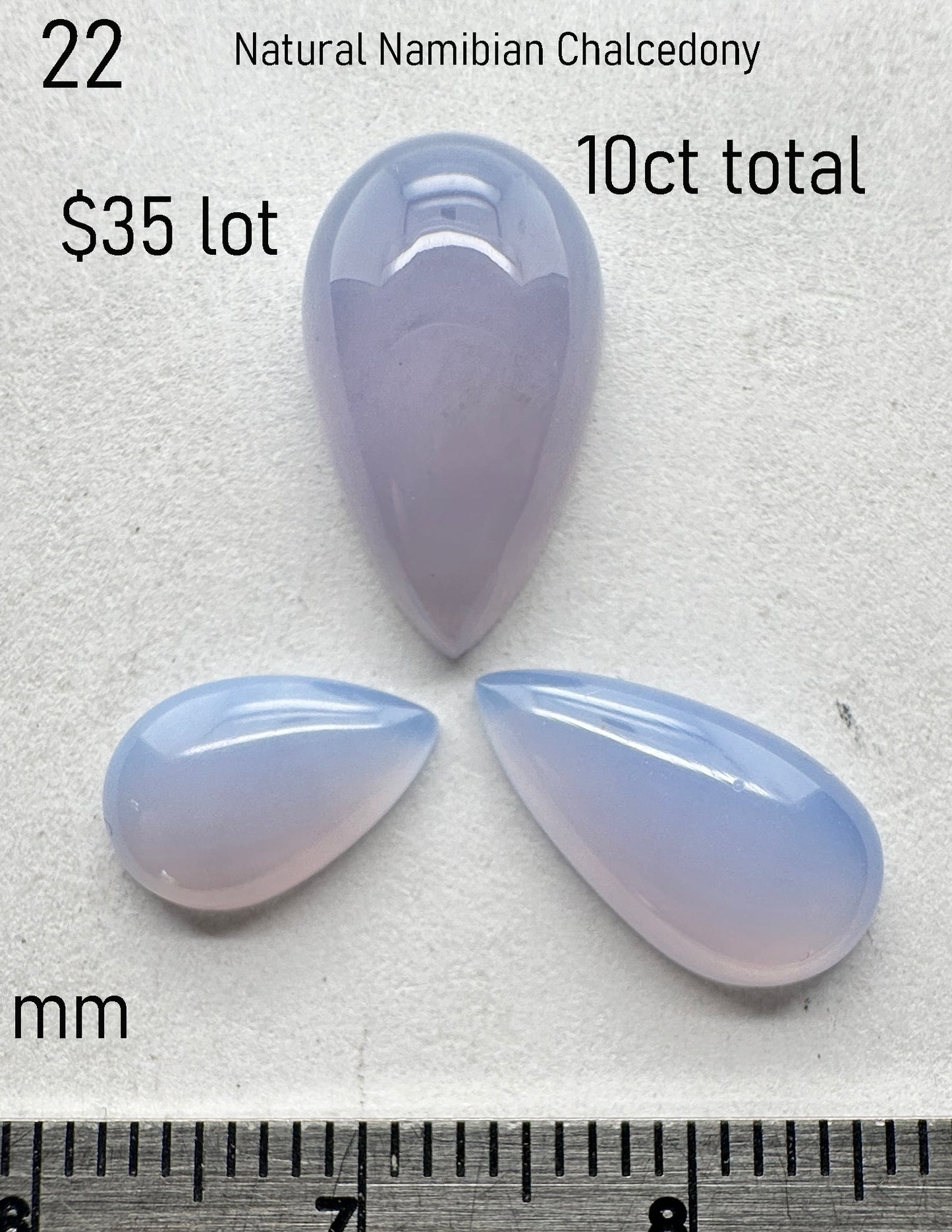 Chalcedony - Natural - Namibia - 10ct