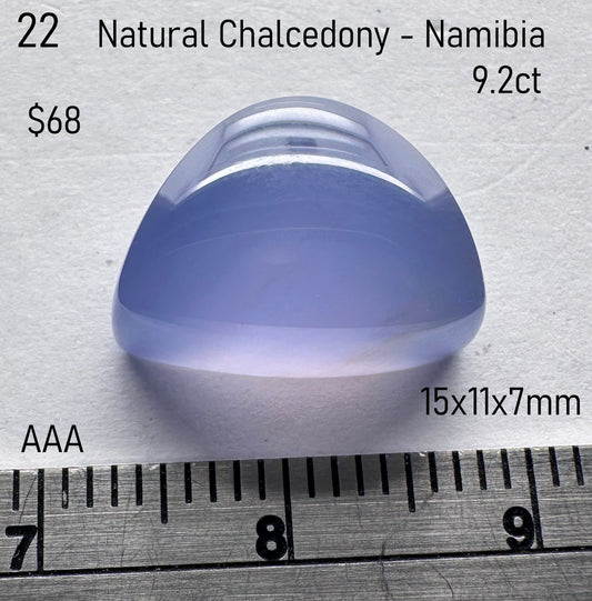Chalcedony - Natural - Namibia - 9.8ct total